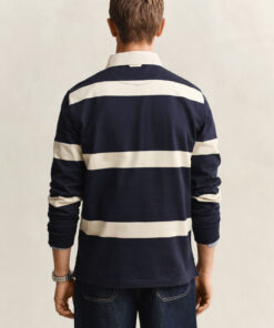 Gant Striped Rugger Evening Blue