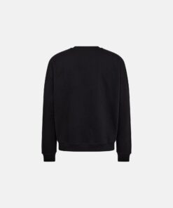 Resteröds Crewneck Sweatshirt Drake Cotton Black With Print