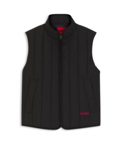 Hugo Breno2611 Quilted Gilet Black