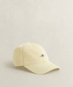 Gant Shield Cotton Twill Cap Vanilla Yellow
