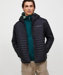 Peak Performance Monolight Insulated Hood Jacket Men Black