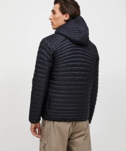 Peak Performance Monolight Insulated Hood Jacket Men Black