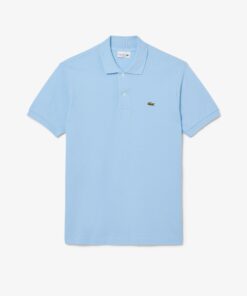 Lacoste Original L.12.12 Petit Pique Cotton Polo Shirt Pale Blue
