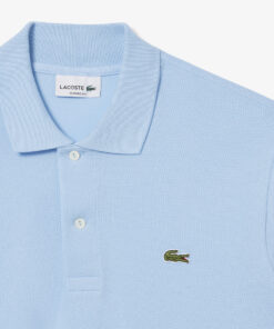 Lacoste Original L.12.12 Petit Pique Cotton Polo Shirt Pale Blue