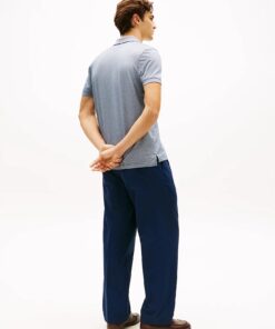 Tommy Hilfiger Performance Smart Casual Regular Fit Polo Shirt Navy