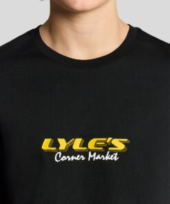 Lyle & Scott Back Print Graphic T-Shirt Jet Black