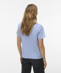 Aware Awnaima O-neck T-shirt Brunnera Blue