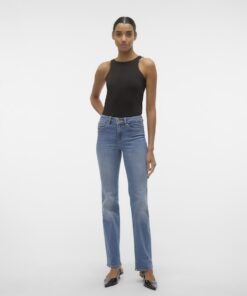 Vero Moda VMflash Straight Jeans Medium Blue Denim
