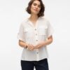Vero Moda Vmbumpy Shirt Snow White