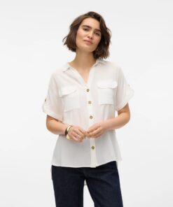 Vero Moda Vmbumpy Shirt Snow White