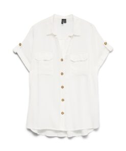 Vero Moda Vmbumpy Shirt Snow White