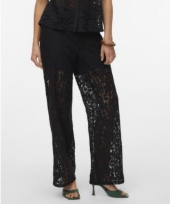 Vero Moda VMHoney Lace Loose Pants Black