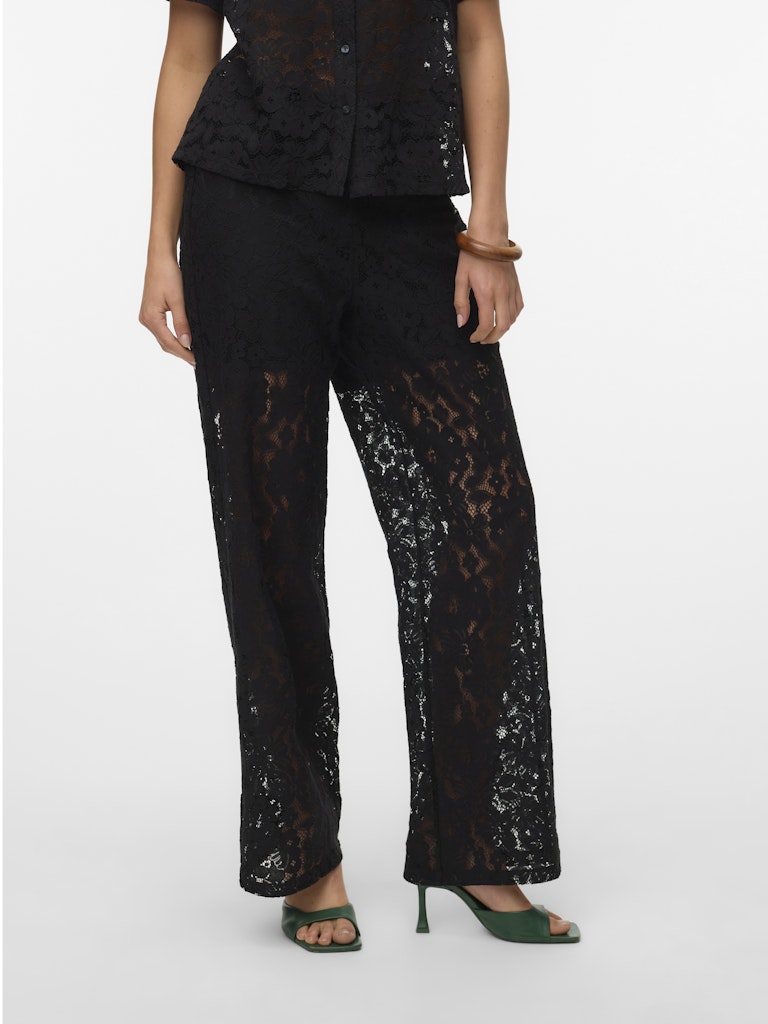 Vero Moda VMHoney Lace Loose Pants Black