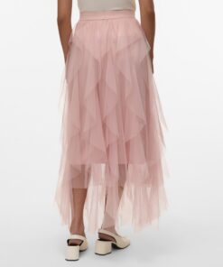 Vero Moda VMeve Tull Long Skirt Rose Elegance