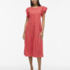Vila VISummer S/S MidiI Dress Hibiscus