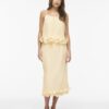 Vila VIwanda Strap Top Pastel Yellow
