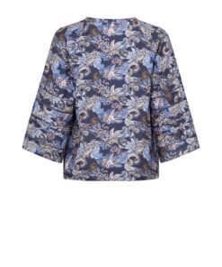 Mos Mosh MMAleysa Paisley Blouse Crown Blue
