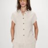 Grace & Mila Linen Shirt Perez Sable