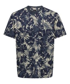 Only & Sons ONSPerry Life Leaf Tee Peacoat