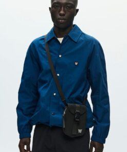 Double A By W.W. Men WWRalf Shoulder Pouch Black