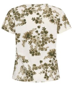 Part Two GesinasPW T-Shirt Smokey Olive Shadow Flower