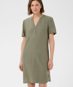 Part Two AminasePW Linen Dress Vetiver