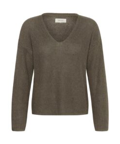 Part Two EtronasPW Pullover Smokey Olive Green