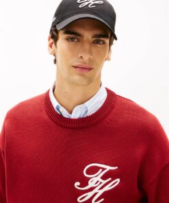 Tommy Hilfiger Logo Embroidery Baseball Cap Black