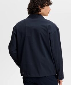 J. Lindeberg Dex Coach Overshirt Navy