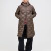 Peak Performance Helium Down Coat Women Terrain Tan