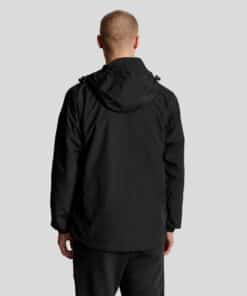 Lyle & Scott Water Resistant Hooded Jacket Jet Black