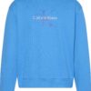 Calvin Klein Ls Eu 350 Terry Monologo Sweatshirt French Blue