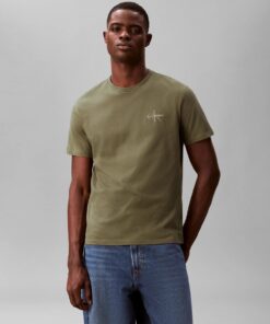 Calvin Klein SS 30S Jersey Classic Tee Dusty Olive
