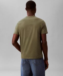 Calvin Klein SS 30S Jersey Classic Tee Dusty Olive