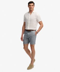 Superdry Premium Textured Chino Short Blue