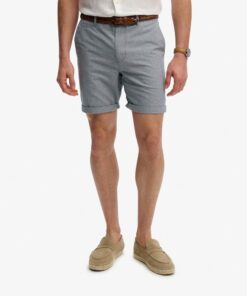 Superdry Premium Textured Chino Short Blue