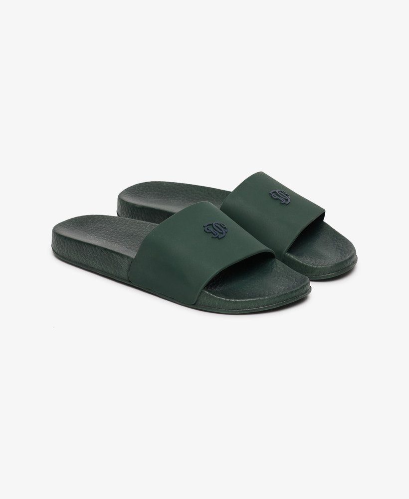 Superdry SD&Co. Pool Slide Forest Green