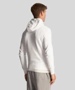 Lyle & Scott Loopback Cotton Hoodie White