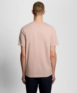 Lyle & Scott Cotton Crew Neck T-Shirt Pink Grapefuit