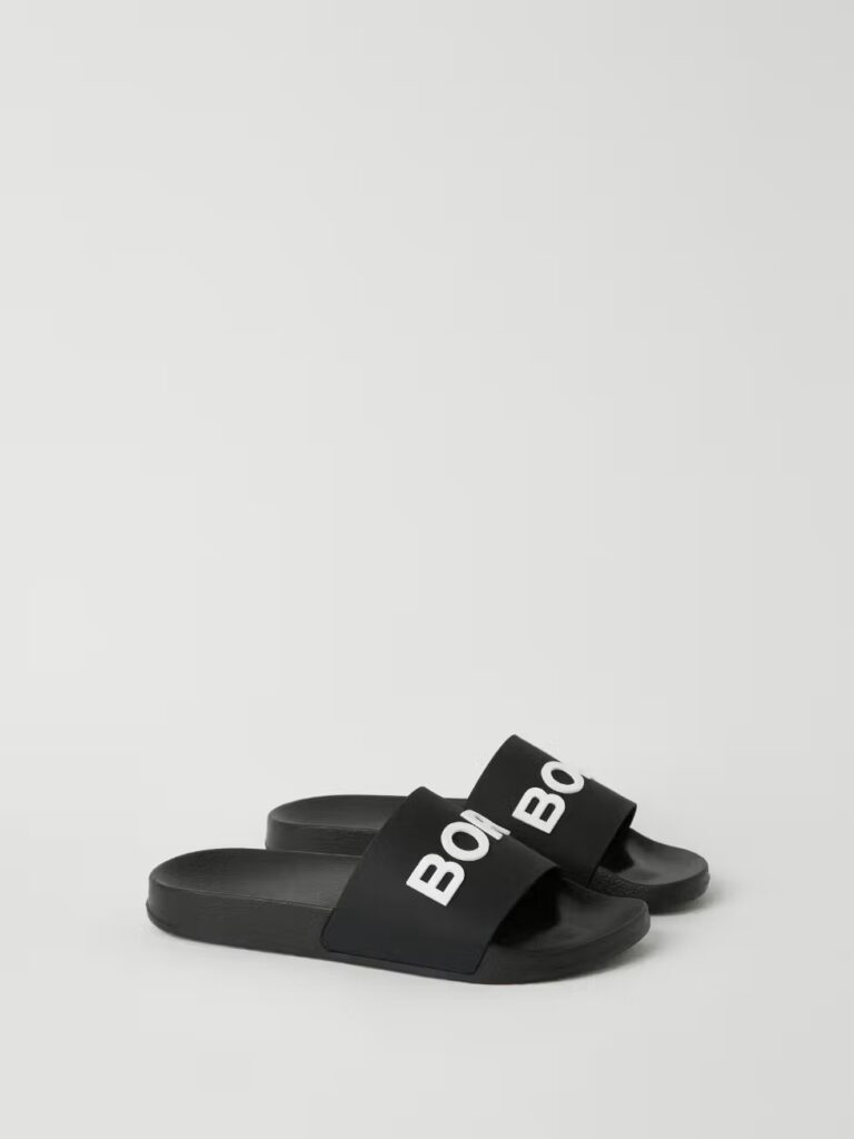 Björn Unisex Knox Slides White Black