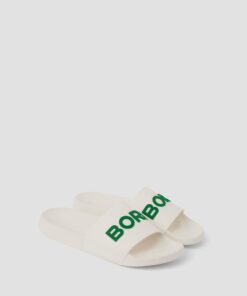 Björn Borg Unisex Knox Slides White Green