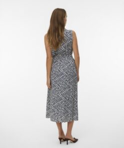Vero Moda VMJosie V-Neck 7/8 Dress Birch