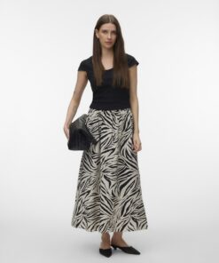 Vero Moda VMJosie Volume Ankle Skirt Pumice Stone