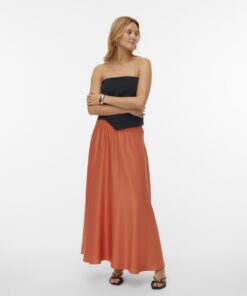 Vero Moda VMMira Ankle Skirt Langoustino