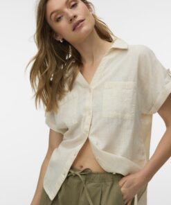 Vero Moda VMThilde Shirt Silver Lining