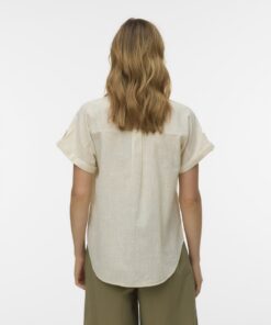 Vero Moda VMThilde Shirt Silver Lining