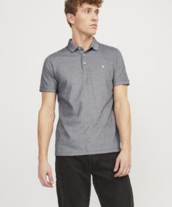Jack & Jones JJEpaulos Polo Shirt Anthracite