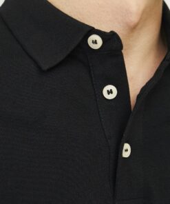 Jack & Jones JJEpaulos Polo Shirt Black