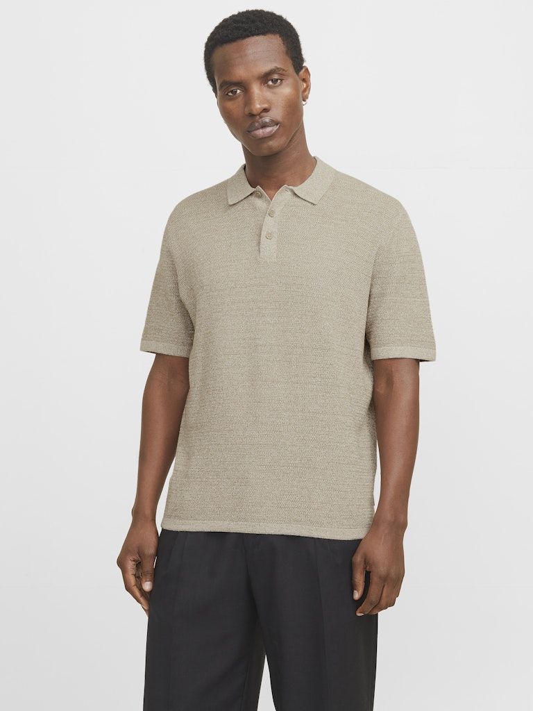 Jack & Jones JJEgeorge Knit Polo Coriander