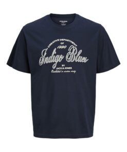 Jack & Jones JJEvender Graphic Tee Navy Blazer